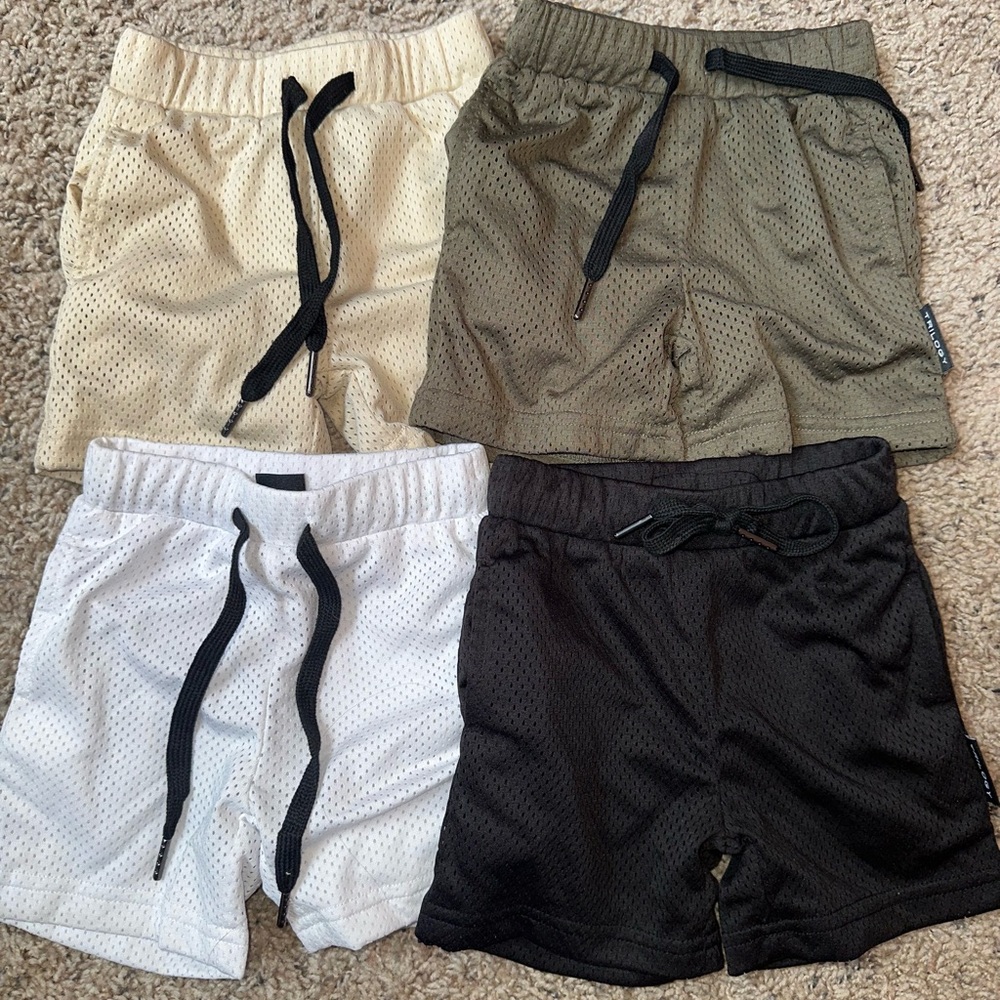 Trilogy Design Co 12-18M Gym Shorts - Set of 4